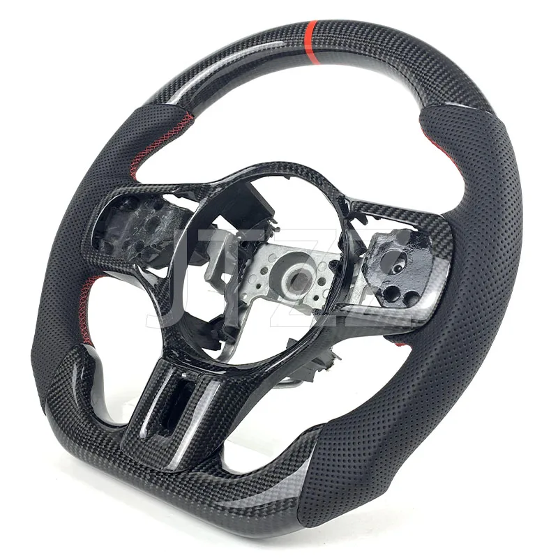Для Mitsubishi EVO 10-го поколения Lancer Evolution2008 2009 2010 2011 2012 Руль из углеродного волокна Автомобильный интерьер