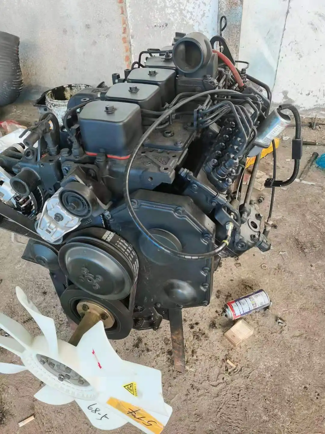 Original engine used low mileage  6BT truck diesel/On sale in large quantities