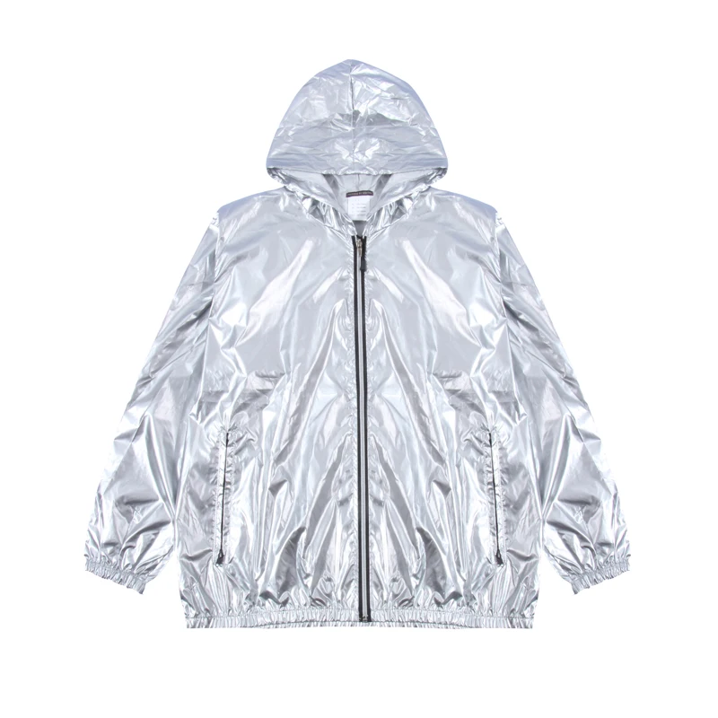 sport jacket lightweight  jacket foldable windbreaker with key way belt