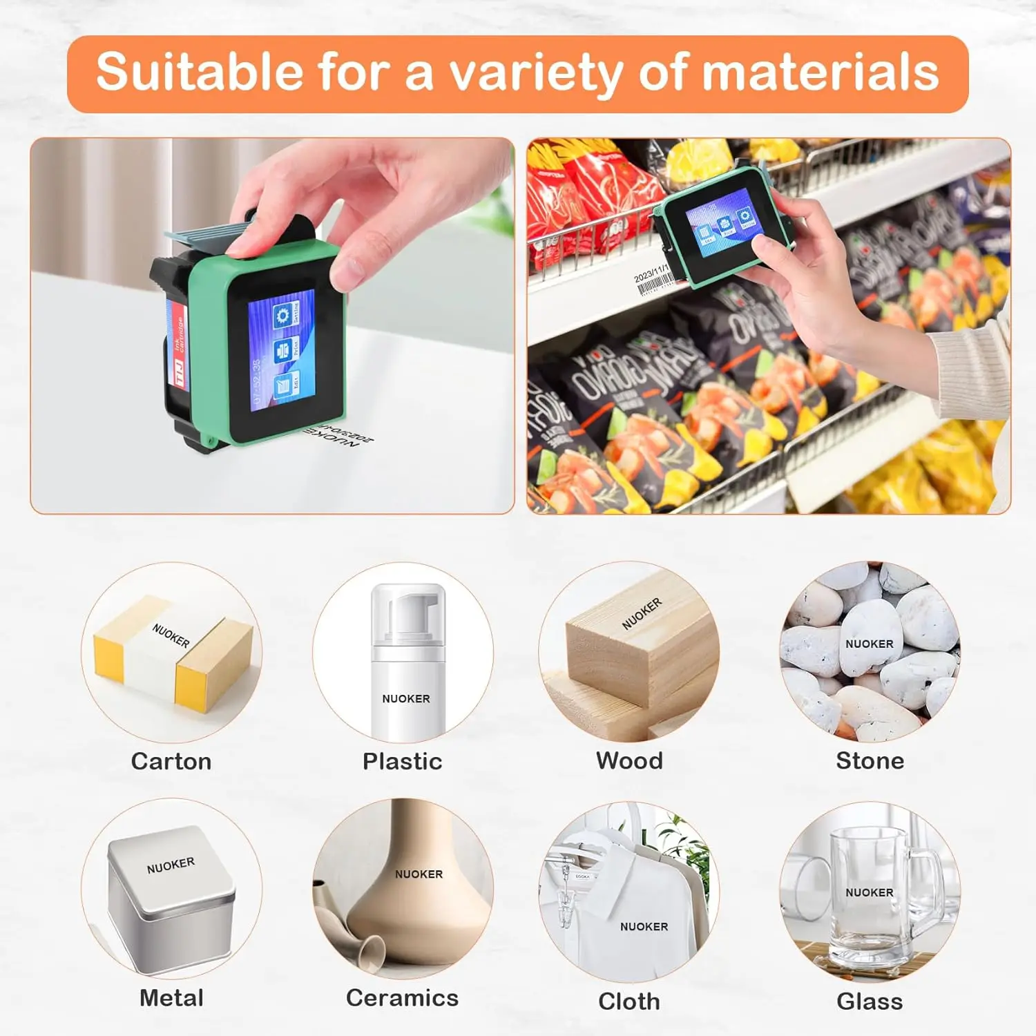 WISEPRINT Handwriting Bluetooth Transmission Bottle Tin Can Box Tij Portable Mini Manual Expiry Date Printer Machine
