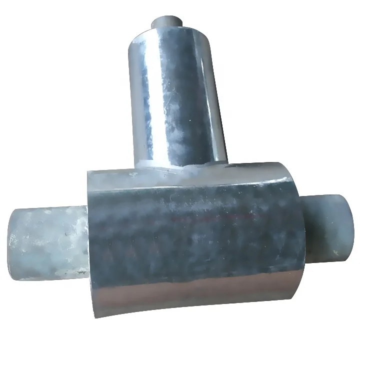 high quality district heating and cooling pre insulated tee for insulation pipe