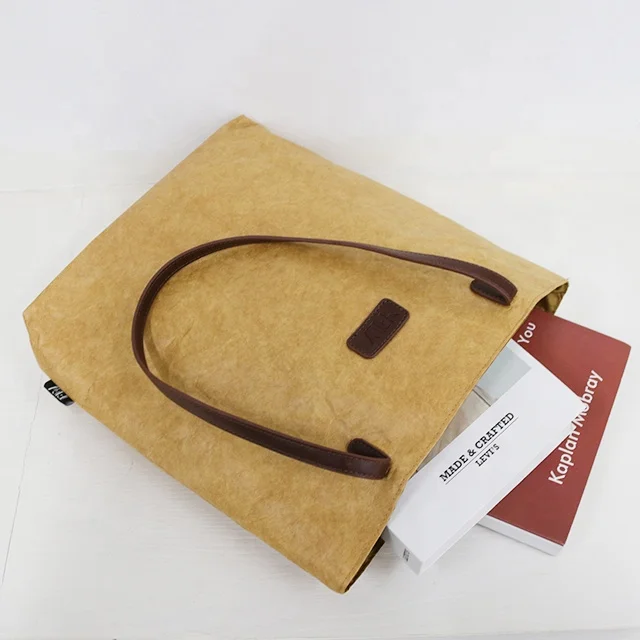 OEM/ODM Custom Logo Ladies Shoulder Handbag Dupont Paper Shopping Tote Bags Travel Tyvek Bag