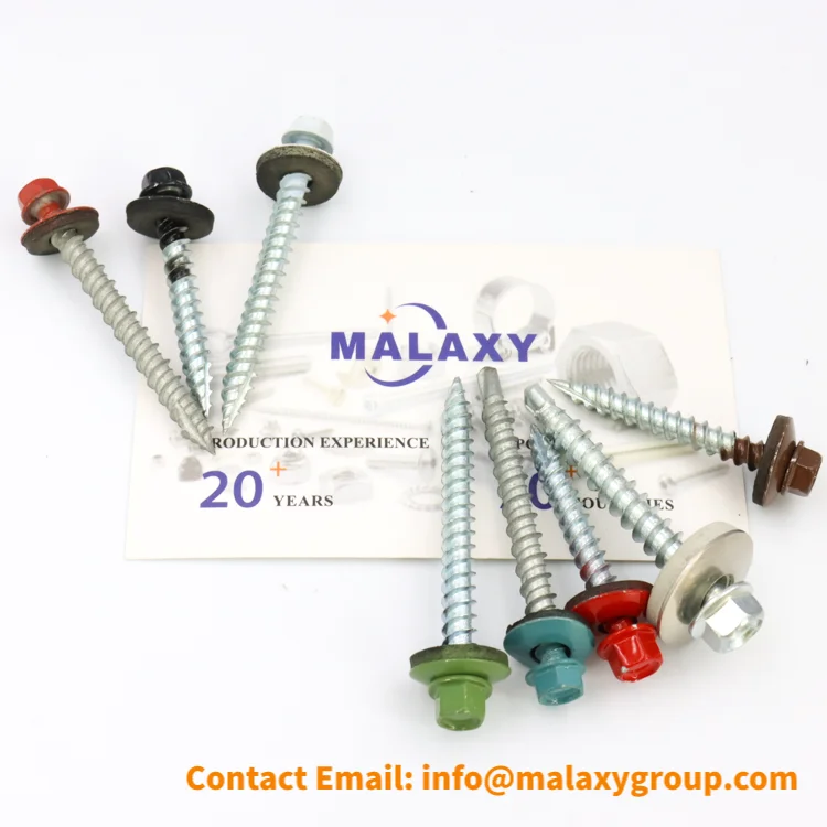 Malaxy Good Quality Hex Washer Head Self Drilling Screw With Washer