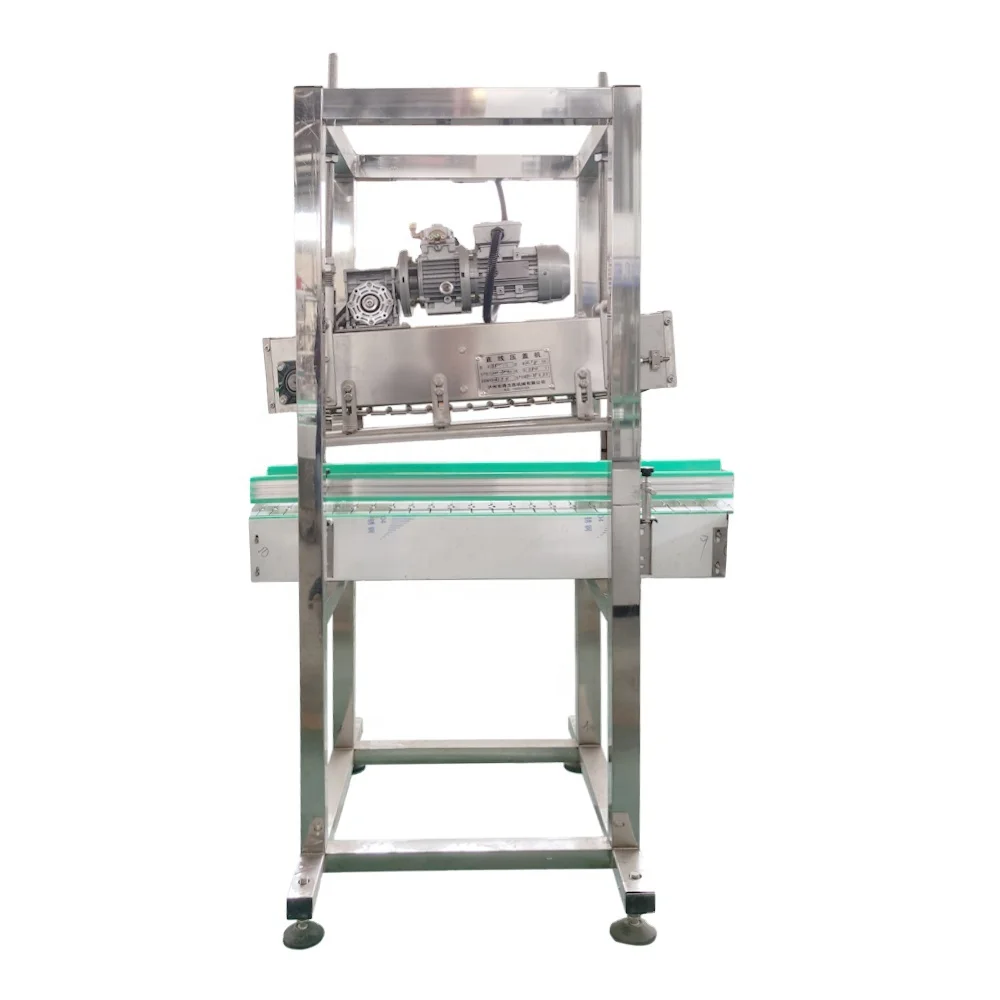 Automatic Compression Cap Capping And Pressing Machine Plastic Drum Bucket Capping Machine