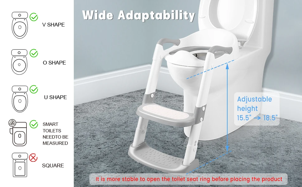 Wholesale 3 in 1 Potty Training Seat Toddler Toilet Seat Potty Ladder With Step Stool Ladder For Children Training Potty