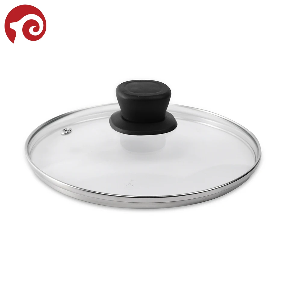 normal dome glass pan cover clear lids for the aluminum pan