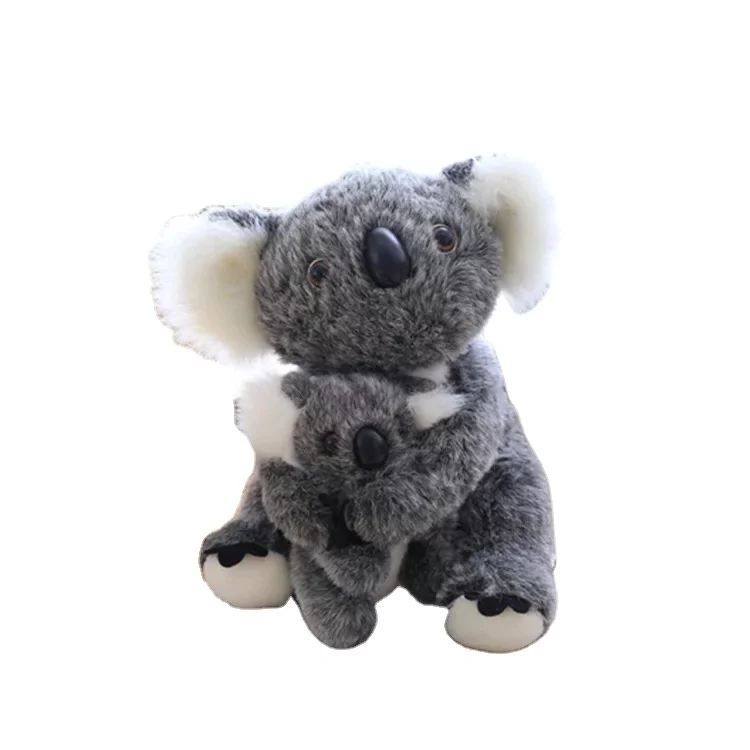 Gray White Koala Bear Soft Plush Cuddly Toy