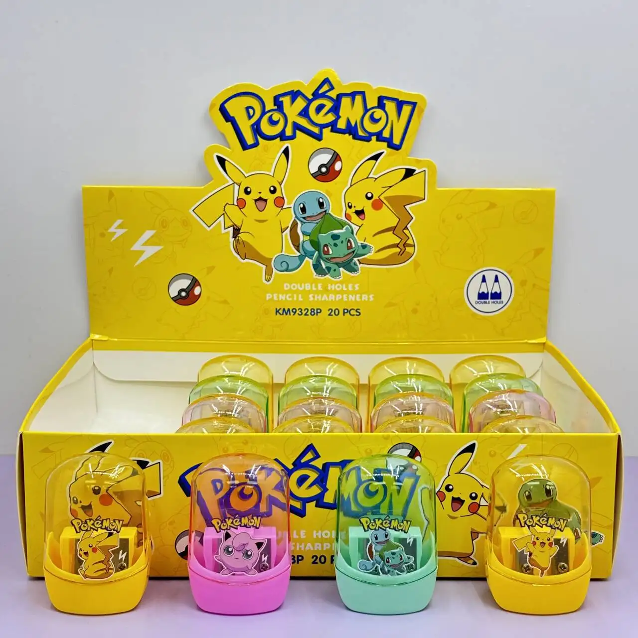 School Stationery Pencil Sharpener, Double Holes Kuromi Pencil Sharpener, Cartoon KT Sharpener for Girls