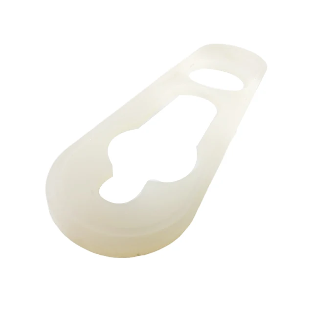 Нет необходимости открывать одну форму, чтобы сделать нестандартную овальную силиконовую плоскую прокладку, белая силиконовая уплотнительная прокладка с отверстием