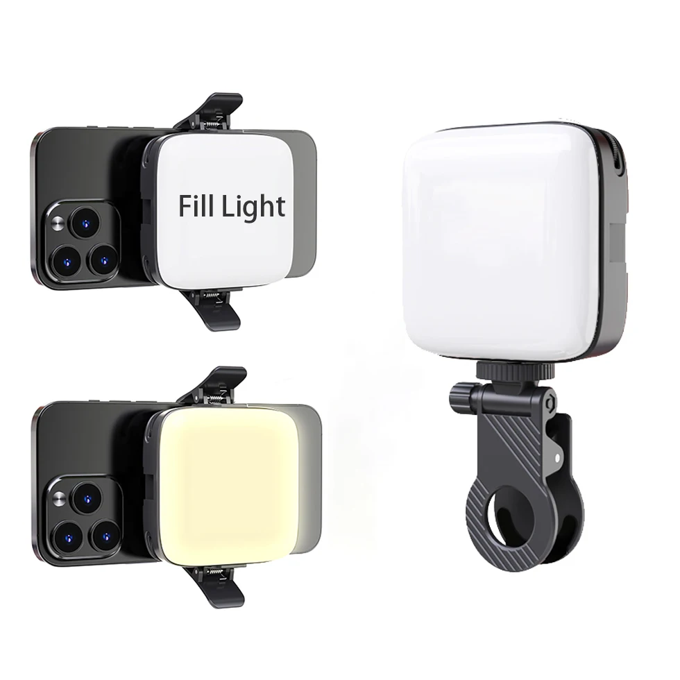 2023 Mobile Phone Led Fill Selfie Light Photo Fill Light Environment Lamp For Smart Phone Photography