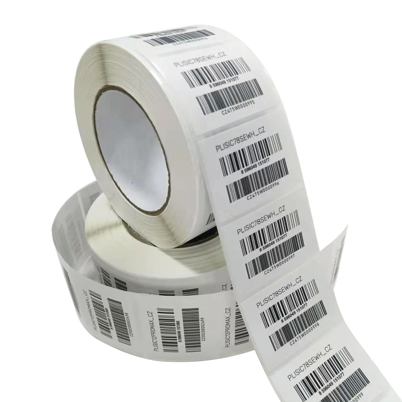 Small Serial Number Roll Self-Adhesive Custom Printed Packaging Labels Wholesale