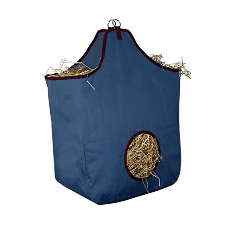 Wholesale Custom Hot Sell Horse Feed Bag Slow Feeder Horse Hay Multi Color Bags
