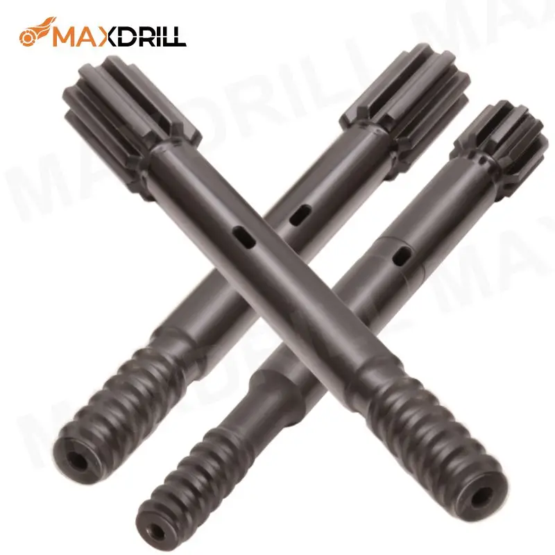 Maxdrill T38 female x Diameter 45mm x Length 550mm shank adapter for HL500 drifter / rock drill