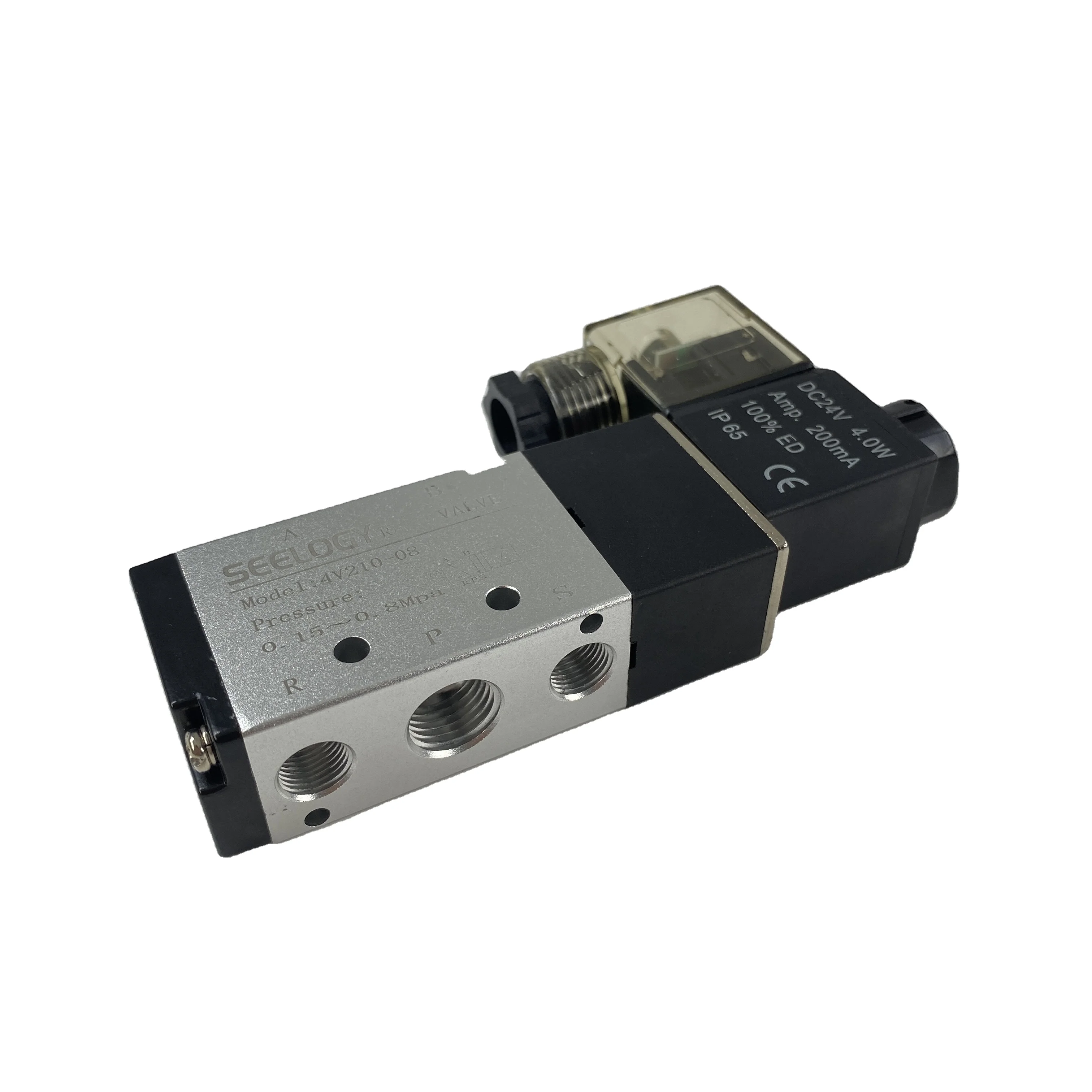 XLJ Customize 2 way ALLOY Air pneumatic safety switch control solenoid valve 1/4