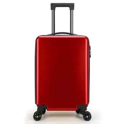 High Quality Black White ABS PC PP Rolling 22 Inch 22'  Trolley Luggage Travel Case Bag Baggage for Promotion With logo Brand