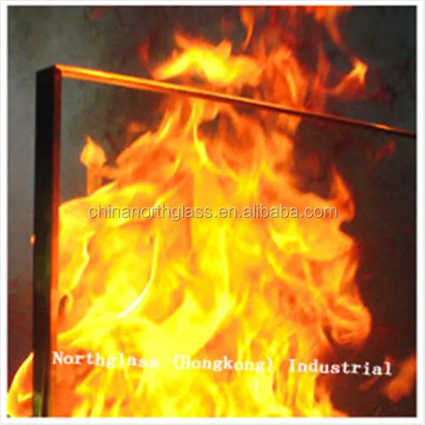 6/8/10/12mm Fire Proof Glass / Fire Flame Proof Glass / Fire Resistant Glass for Building