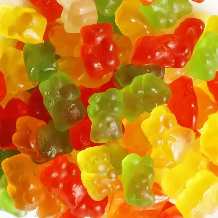 halal yummy delicious Soft candy Gummy Bear Shape fruit Flavor Gummy Candy in Bulk