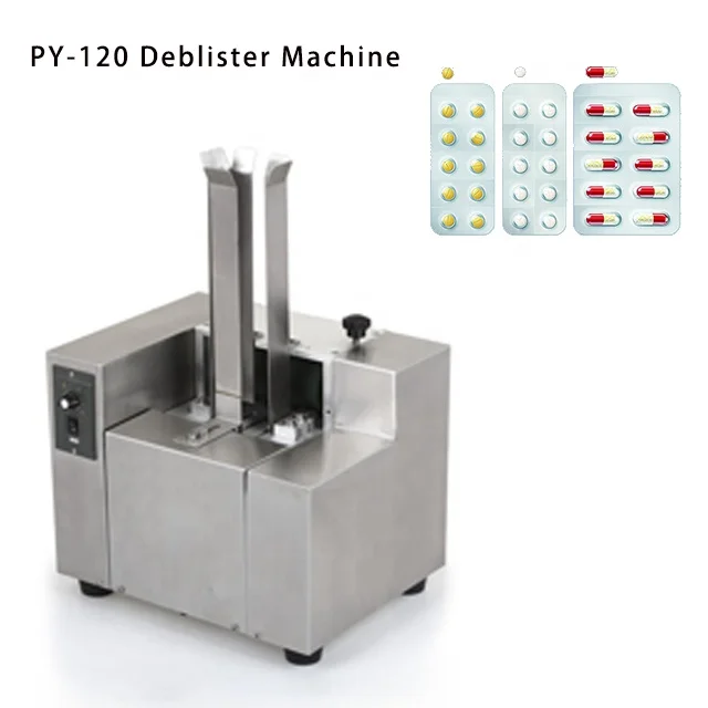 PY120 automatic tablet and capsule de-blister machine for taking out tablets and capsules deblister