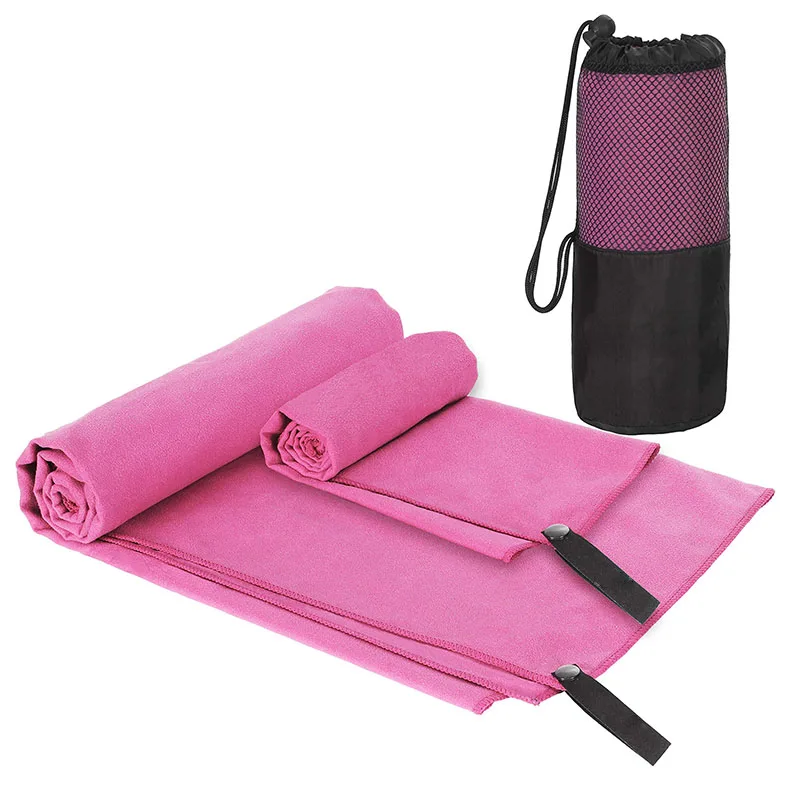 2-Pack Microfiber Factory Price Customized Quick Drying Breathable Gym Fitness Sports Towel