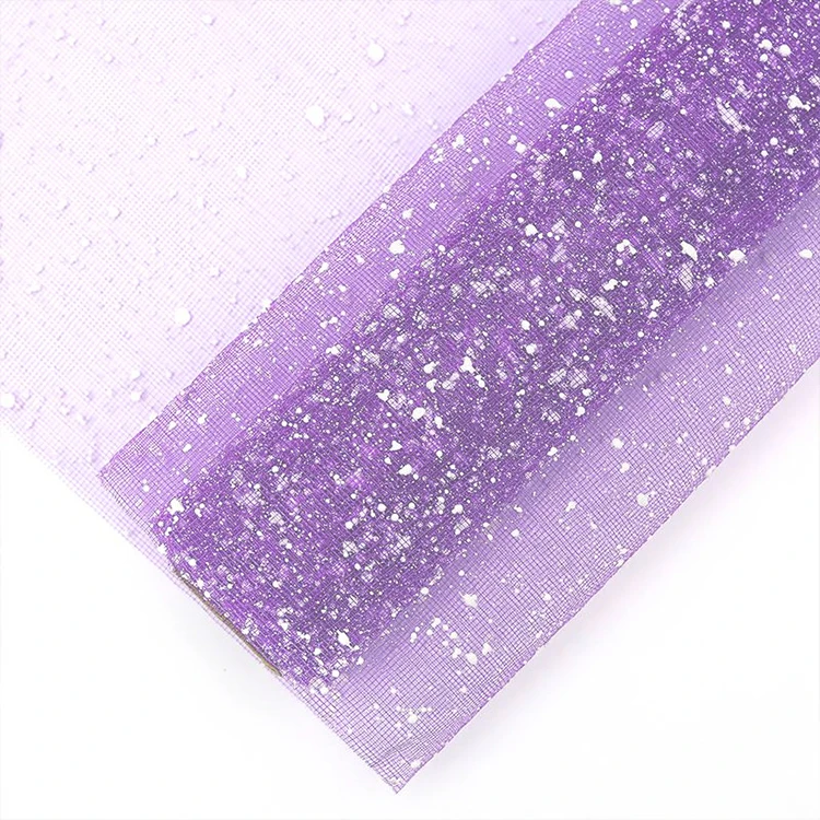 Hot sale of snow dot yarn 21-inch flower packing gauze for optimal quality and quality assurance gift flower mesh