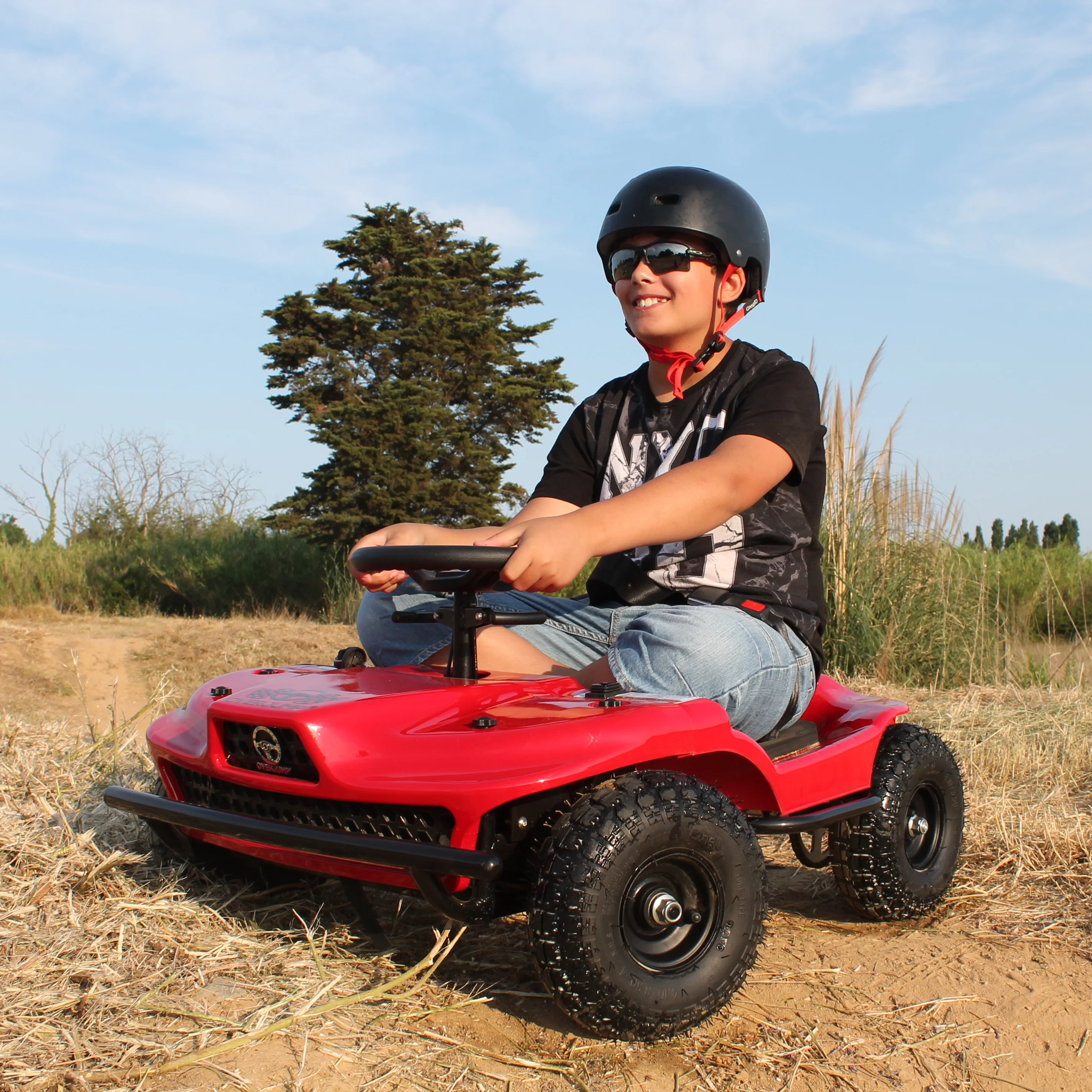 OVERJUMP 500W Electric go-kart for kids