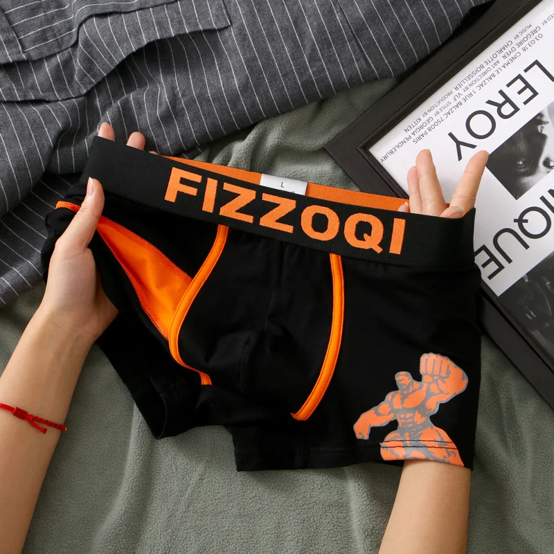 Breathable boy underwear Casual simple underwear for men popular cotton underwear