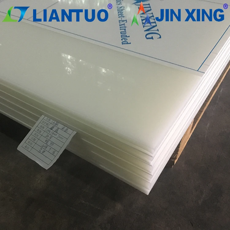 Liantuo 100% Virgin Extruded Plastic PP Sheet Custom Made Polypropylene Sheet Engineering Plastic Sheet
