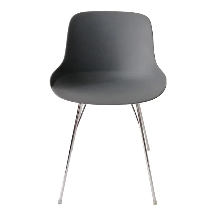 
Italy Design Plastic Home Furniture living room chairs with Metal Leg Dining Room Set 