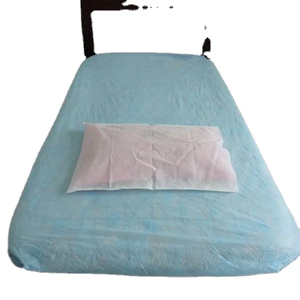 Professional Hospital Non Woven Fabric Medical Blue Cover Disposable Bed Sheet