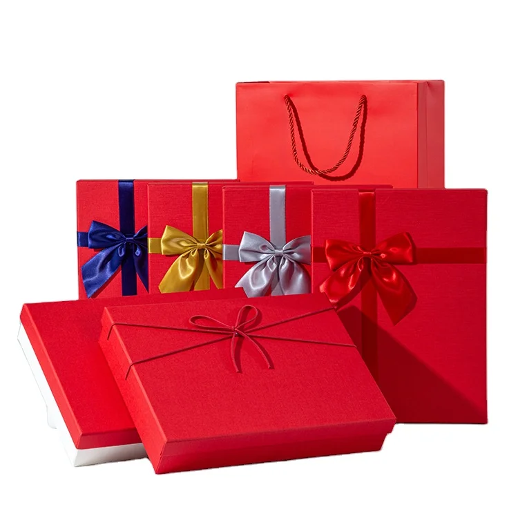 Luxury Custom Cardboard Paper Holiday Gift Empty Box Portable Cosmetic Jewelry Packaging Gift Box