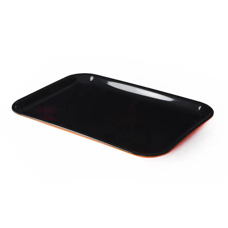 Wholesale restaurant rectangular melamine black tray