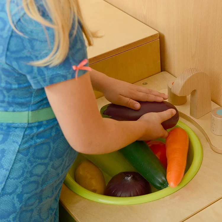 Toddler Role Playing Toy Interactive Play Set Children Pretend Cooking Game Vegetables Sets for Boys and Girls