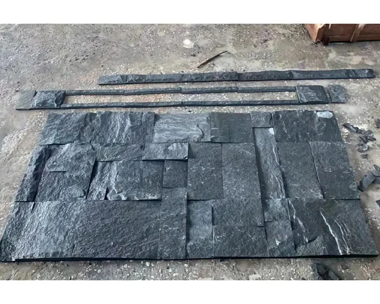 Natural Stone Wall Cladding Granite Rock Stone Panel Veneer for Exterior Wall 30 40 50 MM Thick Veneer Panel Rock Stone