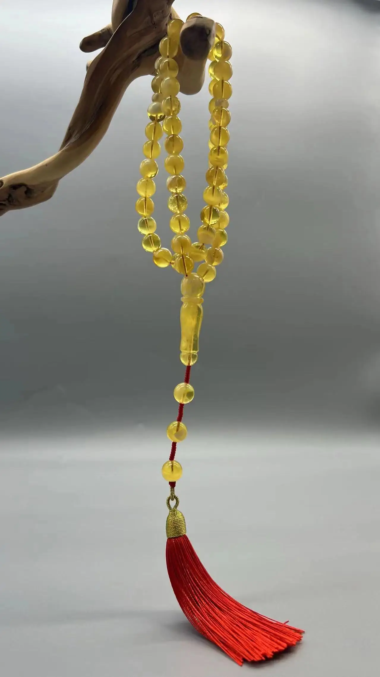 100% Natural Baltic Amber,classic islamic muslim prayer rosary,Spherical rosary,9mm 35grams