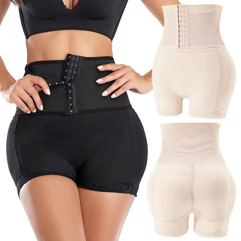 New Arrival Women Shapewear Tummy Control Shaping Panties/ High-rise Hip Pads Under Dress Slips Butt Lifter