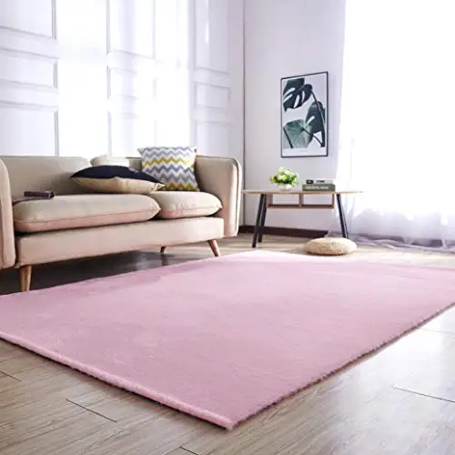 Factory Supply All sizes soft rabbit fur style fluffy Carpet faux sheepskin Floor rug for home bedroom area decoration