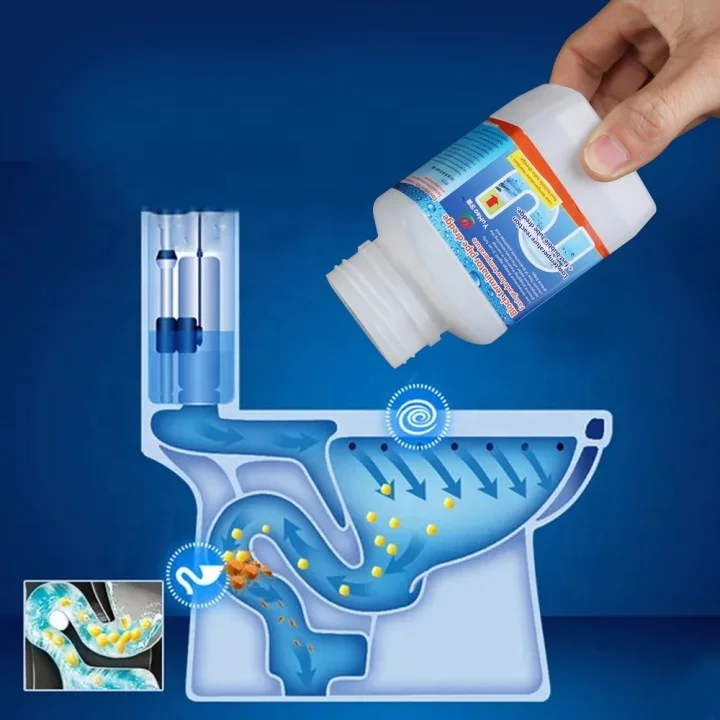 OEM powerful pipe dredging tools agent kitchen Toilet sink drain cleaner block pipe dredge agent