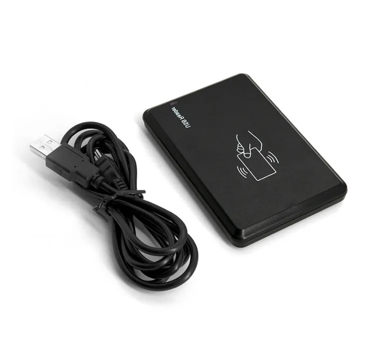 Without Drive Connect 8H10 Format 10 ID Numbers Output 125KHz LF RFID Reader USB Connect with Computer