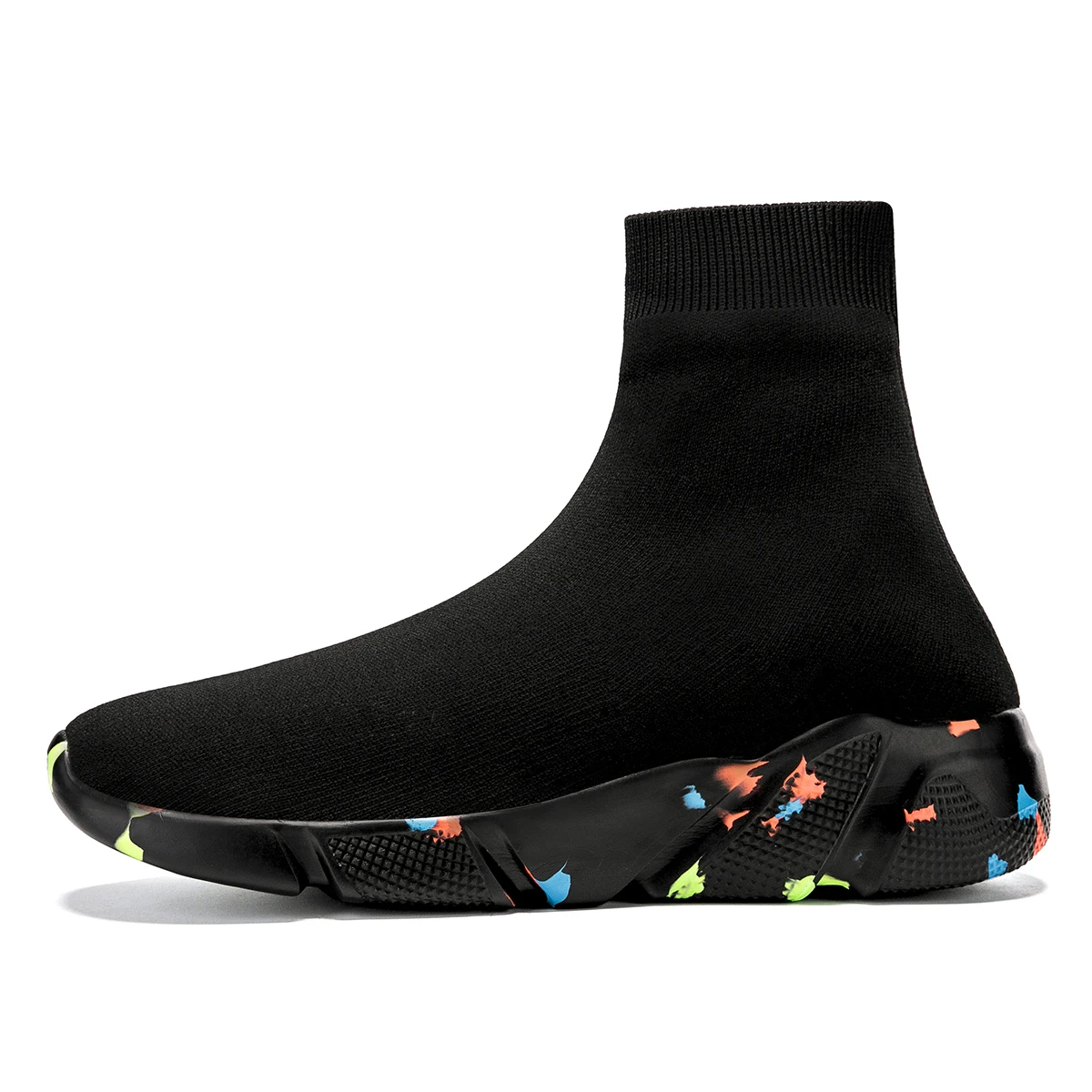 
White Black Fashion Trend Sock Boots For Men Women Fashion Women Sports Running Trainer Sock Shoes Mens Athletic Sneakers - Buy 
