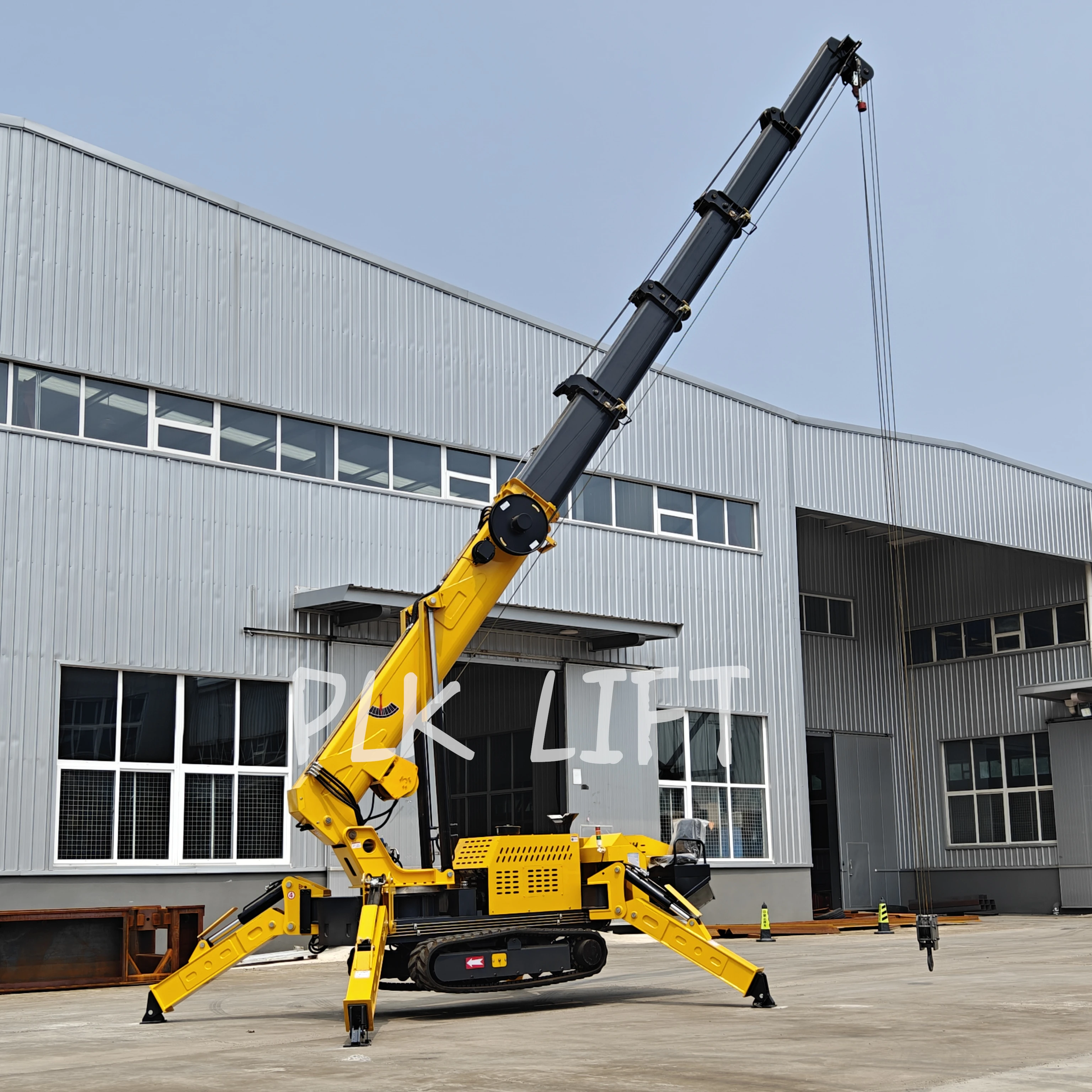 Crawler Type 5-Section Hydraulic Winch Crane with Yanmar Engine