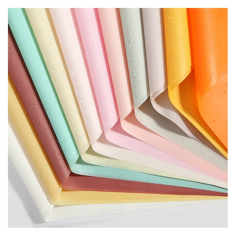 Most Popular Waterproof Flower Bouquet Packaging Korean Style Matte Flower Paper