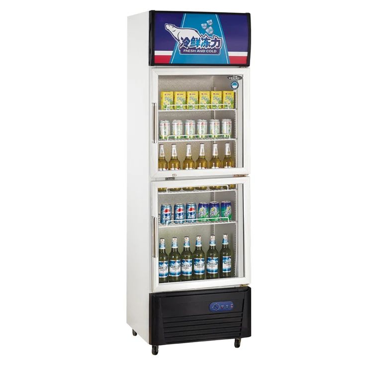 Grace Pepsi beverage refrigerator with Glass door commercial beverage freezer refrigeration equipment