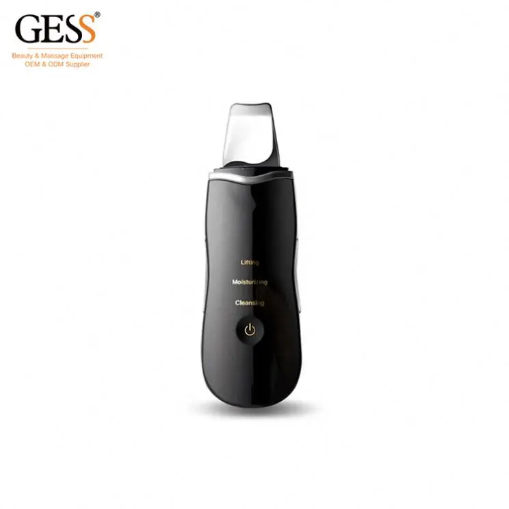 Professional Sonic Face Cleaning Spatula Skin Scrubber Ultrasonic Machine