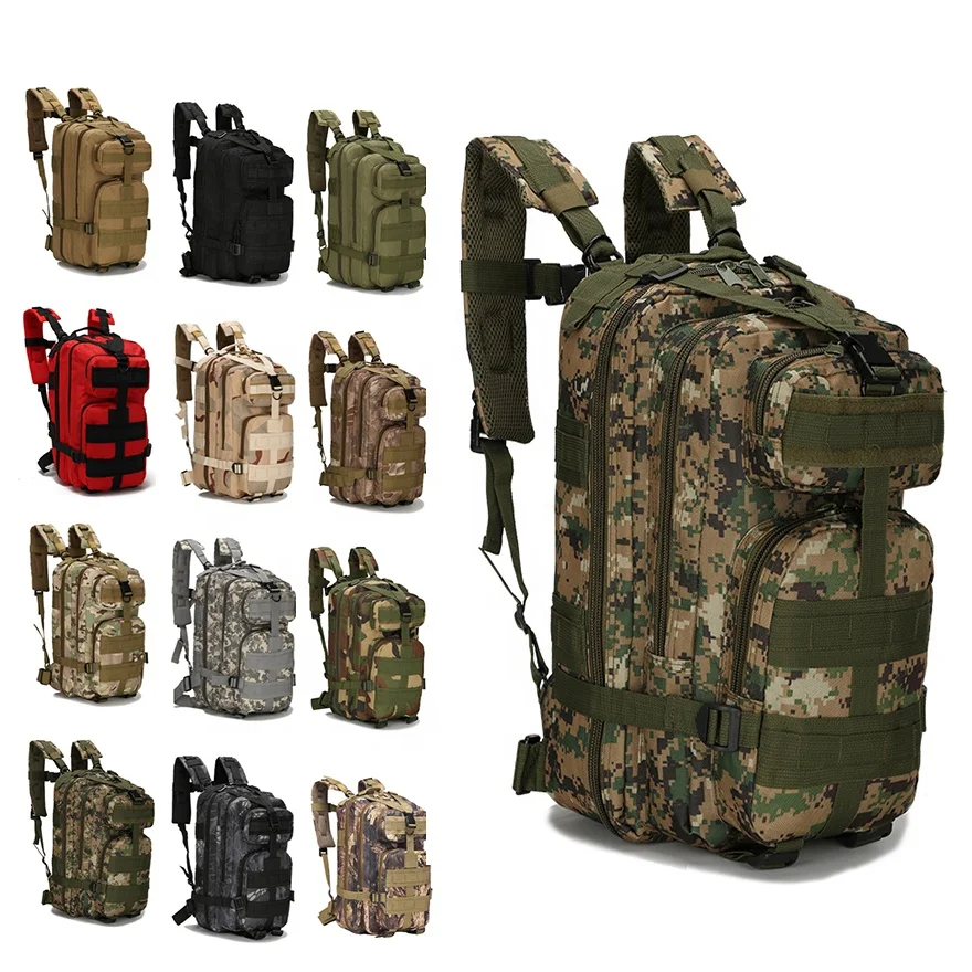 Walking Zipper Emt Responder Admin Black Molle System Rucksack Bags Tactical Backpack No Shipping Fee 25L-30L