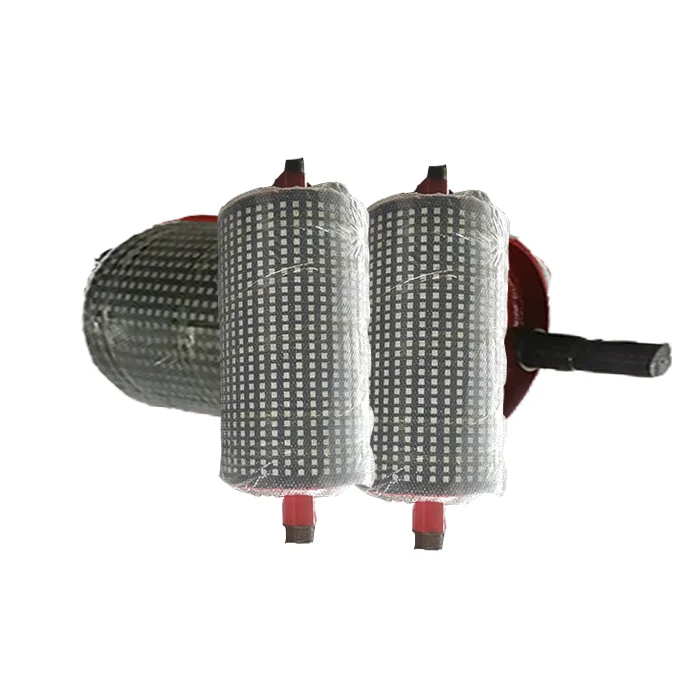 Hot selling food Industry Custom rubber cots vulcanized rubber roller cover polyurethane roller for printing press