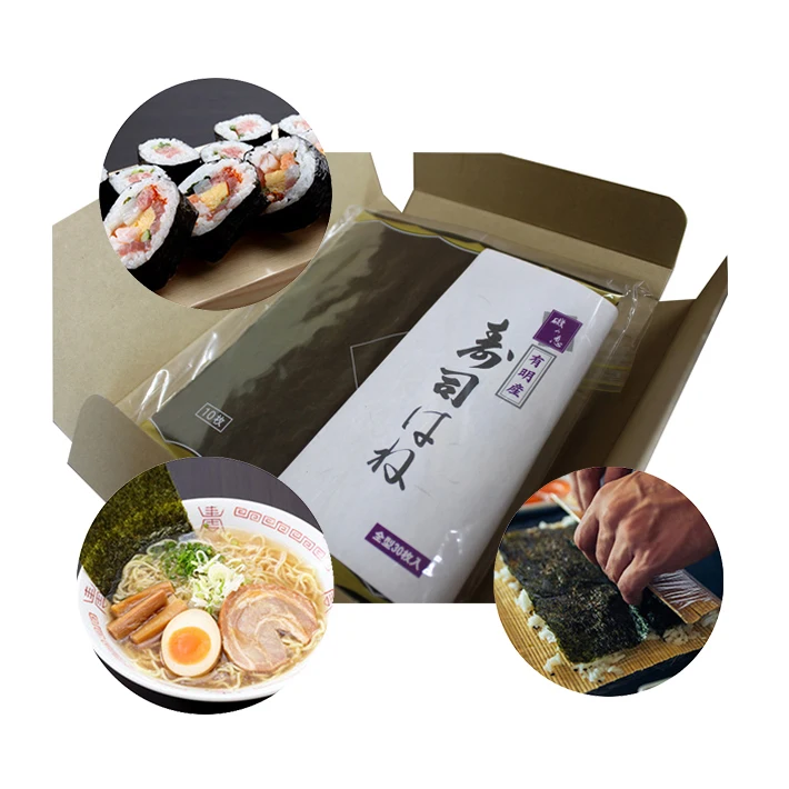 30sheets sushi roll onigiri high quality naver nori roasted seaweed snack