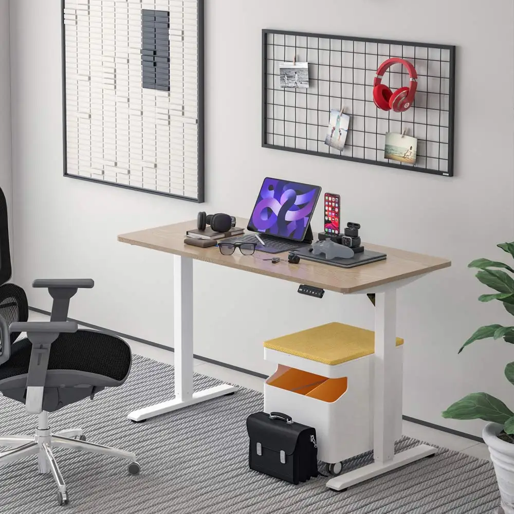 Factory Hot Selling Adjustable Desk Sit To Stand Desks Easy Installation Lifting Electric Table Office Height Adjustable Desk