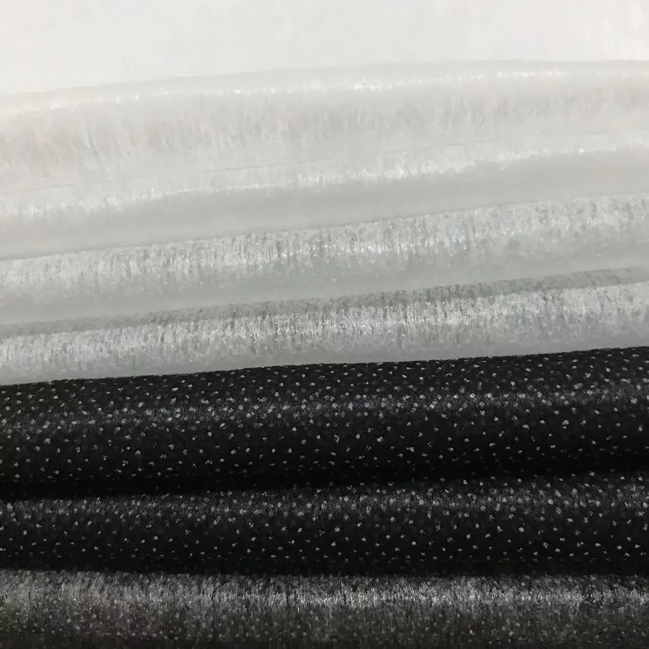 Nonwoven 100% Polyester Manufacturer Microdot fusible interlining non woven interlining buckram roll