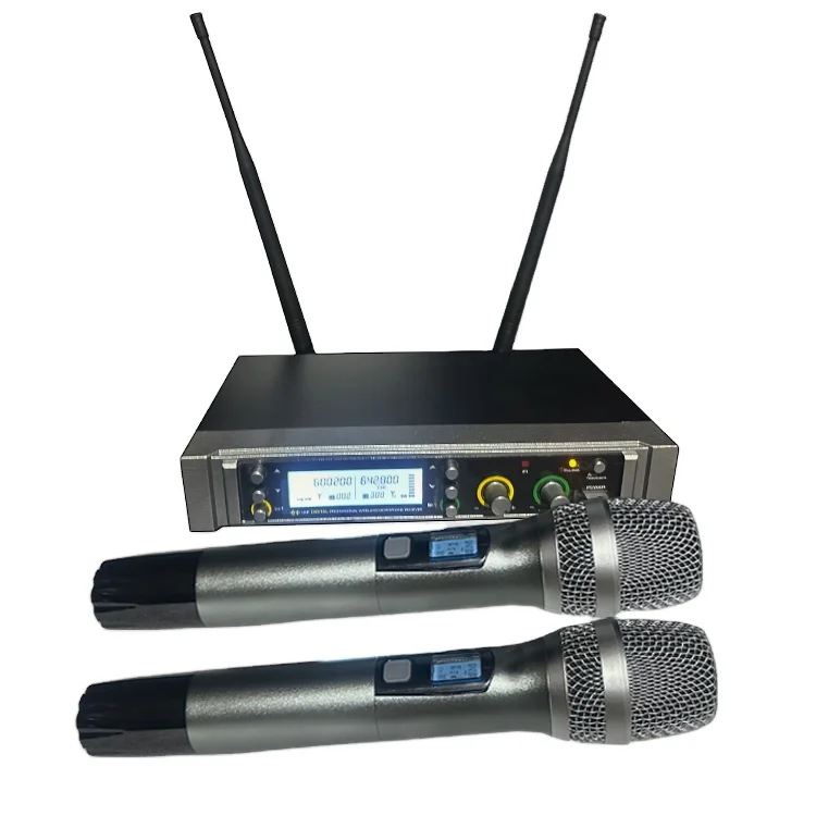 LS300U Multi-level anti-howling One with two U-band receiver FM stage wireless microphone Public Broadcasting Speech Conference
