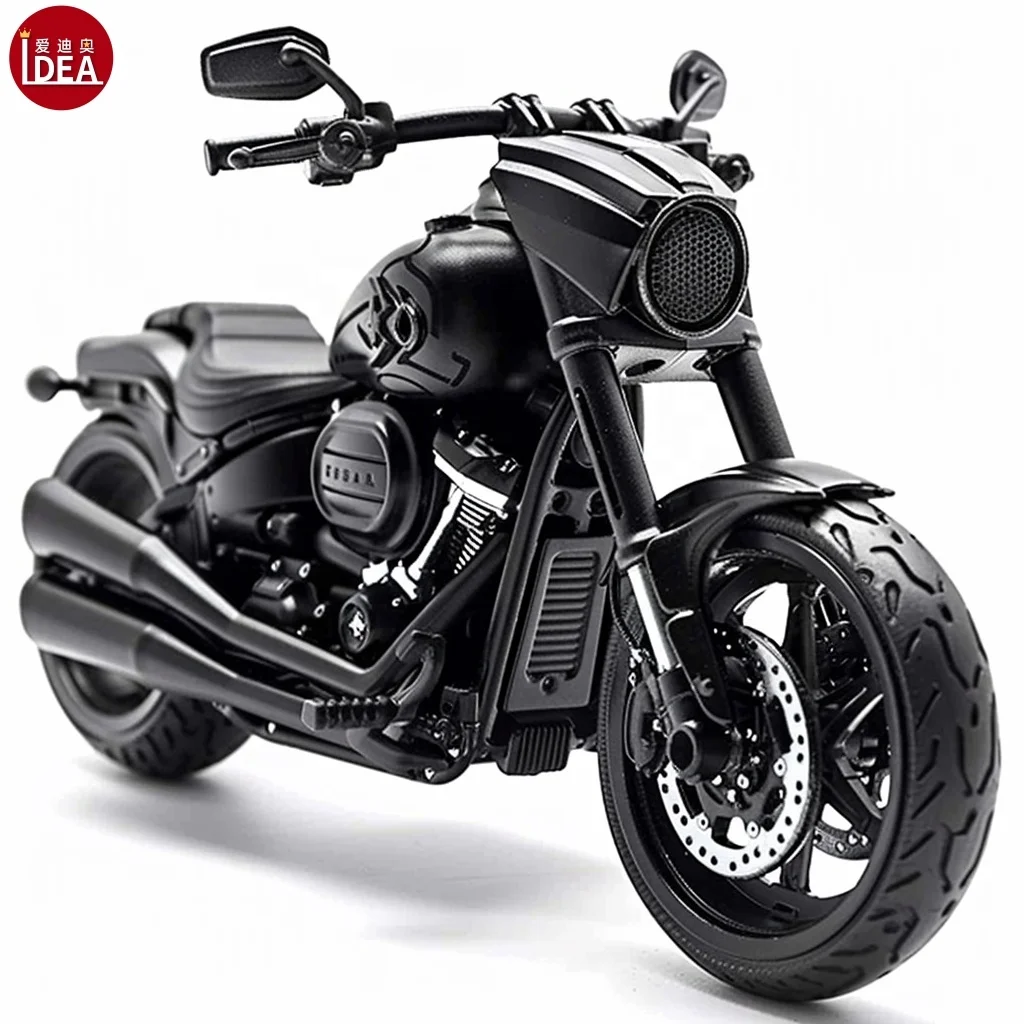 2024 New Motorcycle 1/16 Scale Model Diecast Motorcycles Metal Pull Back Diecast Model Motorcycle